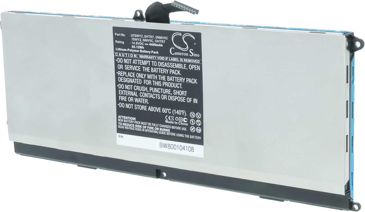 vhbw Li-Polymer Akku 4400mAh (14.8V) kompatibel mit Notebook Laptop Dell L511Z, XPS 15z Ersatz für 0