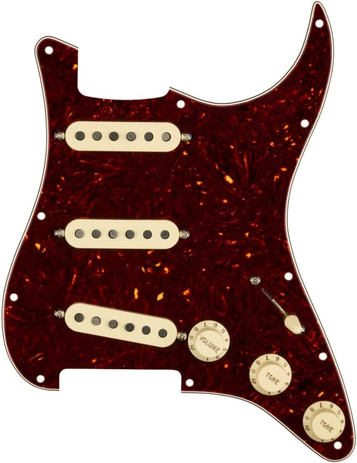 Fender Prewired Pickguard Strat Custom 69 shell Rot Brauch 69, Rot Brauch 69