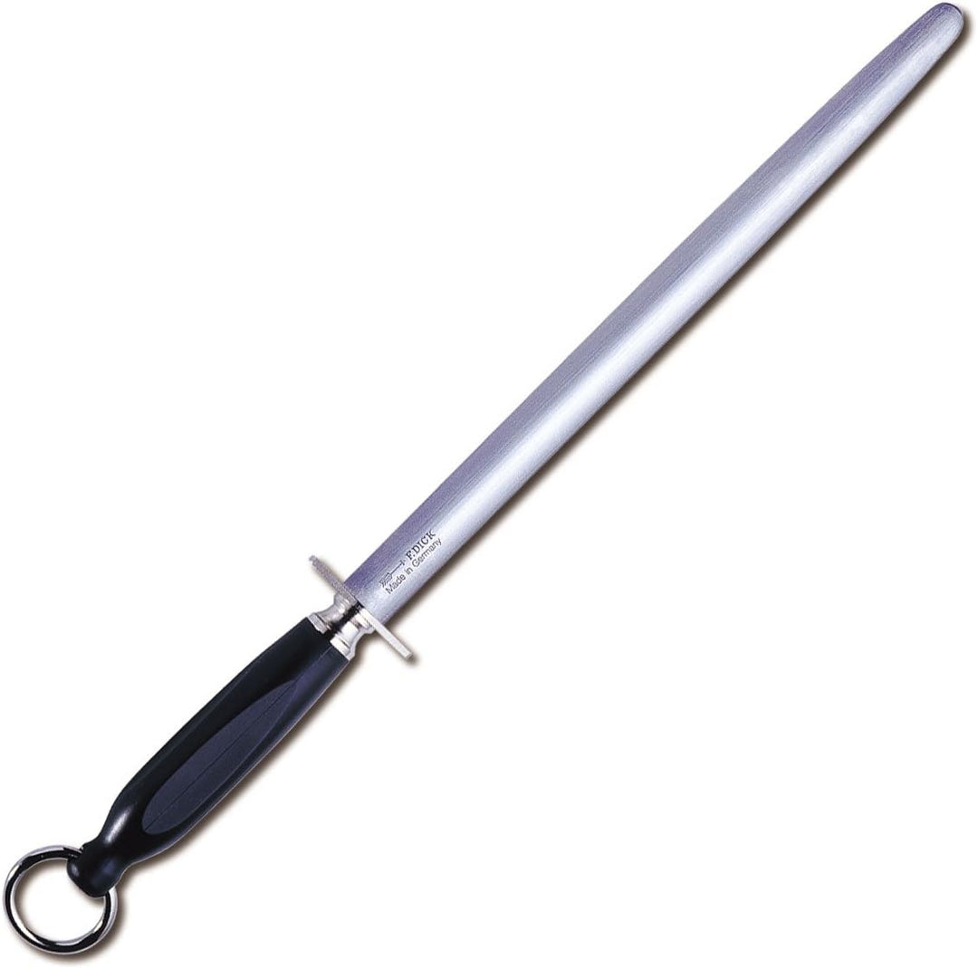 F. DICK Kochwetzstahl oval 30 cm (Griff ergonomisch, Wetzstahl, Oberflächenhärte über 65° HRC, Schle
