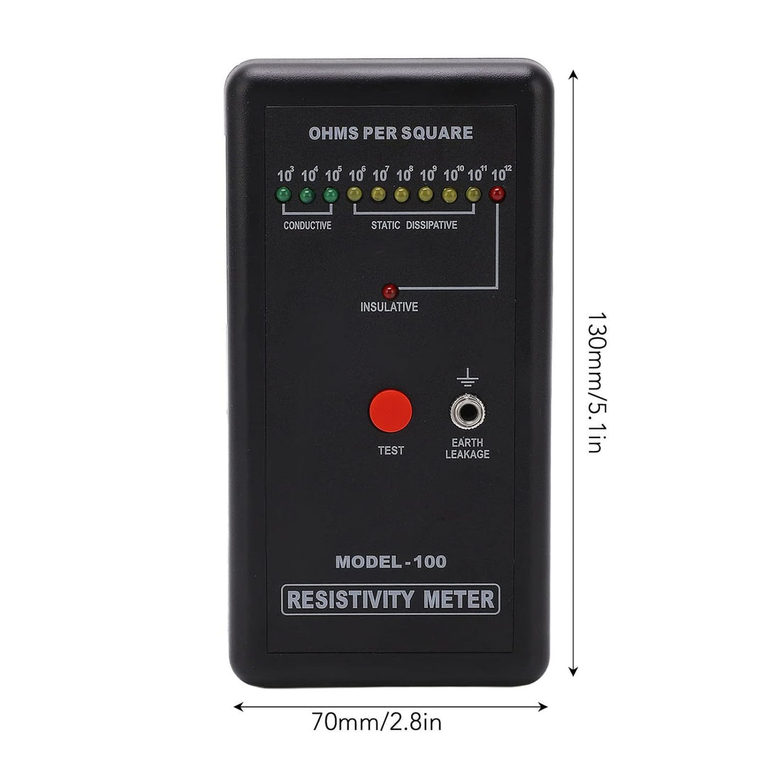 Oberflächenwiderstandstester, Widerstandsmessgerät ABS Weit verbreitet Starke Zuverlässigkeit Selbst