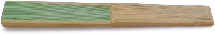 OLILLY Handfächer aus weissem Papier und Bambus für Hochzeiten (Grün, 50 Handfächer) Grün 1 stück (5