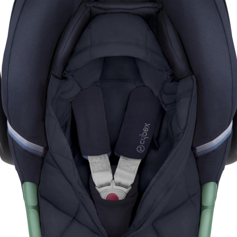 CYBEX Gold Fusssack Snøgga Mini 2, Für Babyschalen, Ab Geburt bis ca. 24 Monate, TOG 4, Ocean Blue (