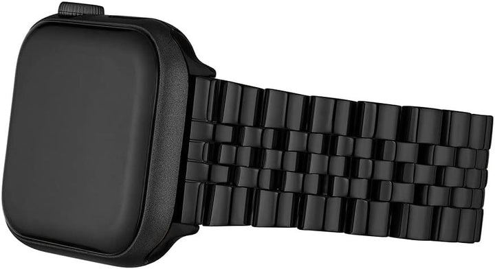 Michael Kors Herrenarmband für Apple Watch®, 38/40/41 mm und 42/44/45/49 mm, aus Edelstahl Black, Bl