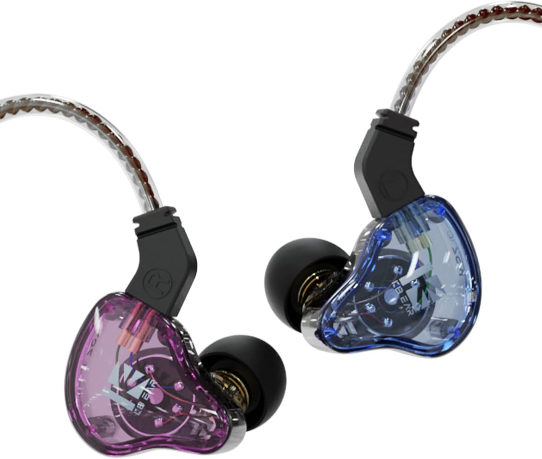 keephifi KBEAR KS2 1BA + 1DD IEM, 10 mm Verbundmembran-Einheiten in Ohr-Monitoren, 6N OFC-Kopfhörer,