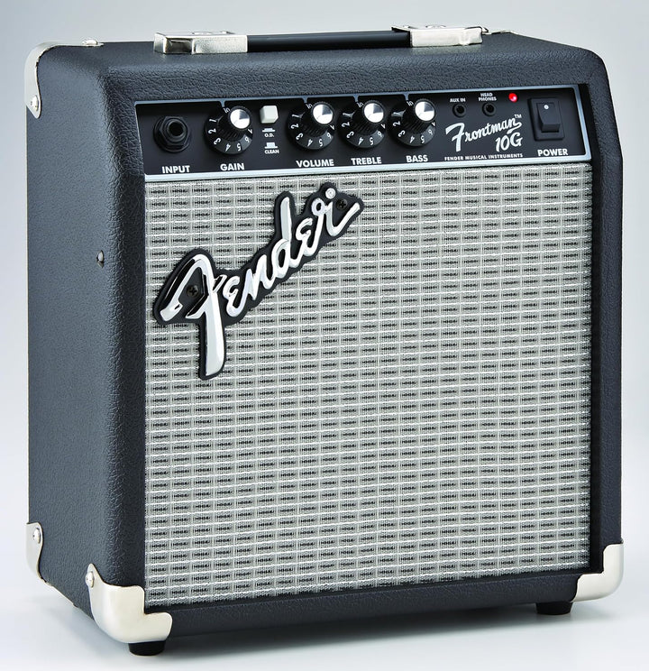 Fender Frontman 10G Combo Gitarrenverstärker – Idealer Übungsverstärker für E-Gitarre 10G Single, 10