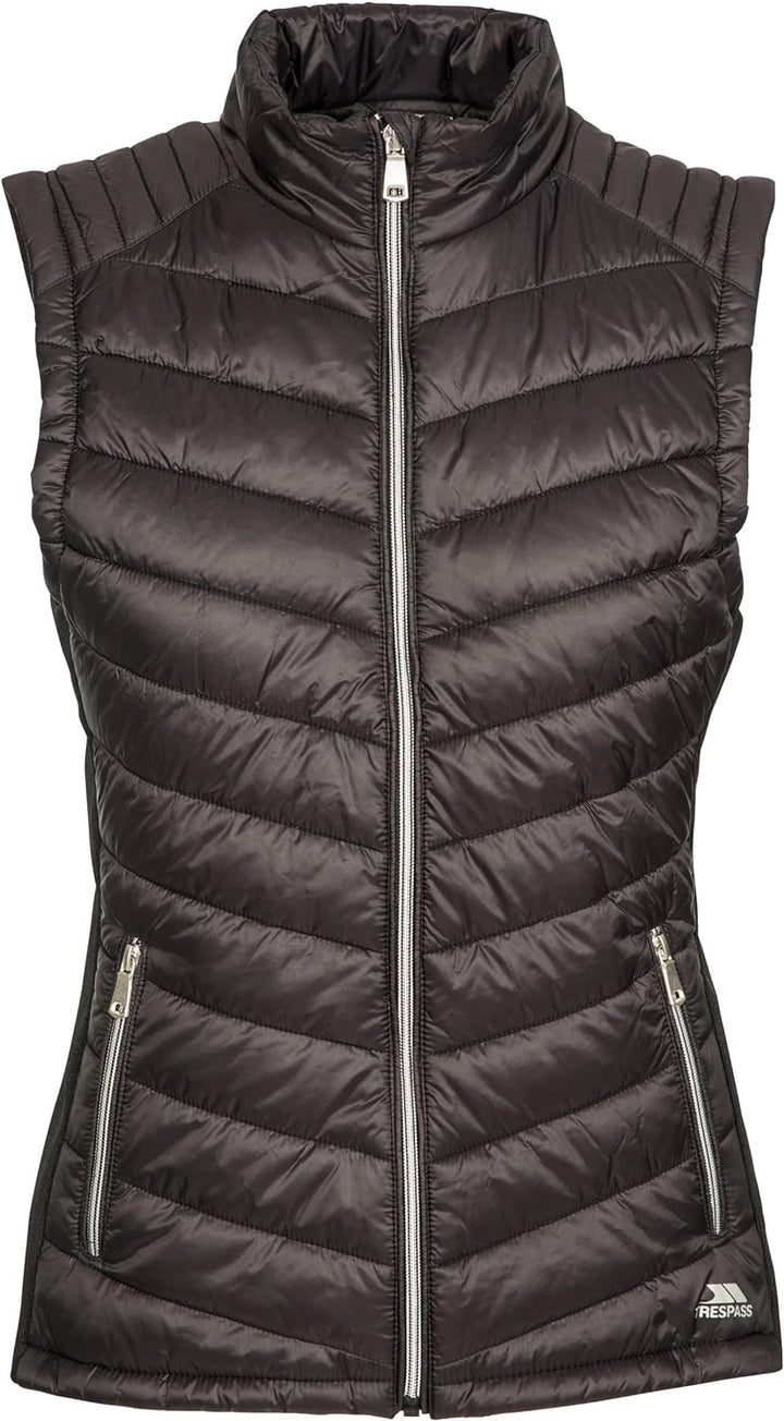 Trespass Damen Elanora-Female Padded Gilet Weste XXL Schwarz, XXL Schwarz
