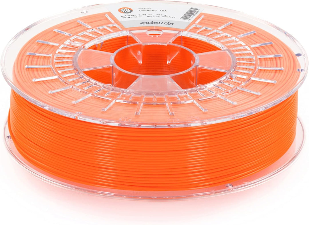 extrudr® DuraPro ASA ø1.75mm (750gr) 'NEON ORANGE' - 3D Drucker Filament - Made in Austria DuraPro A