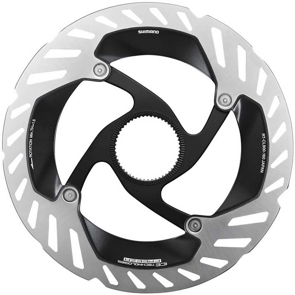 Shimano Unisex – Erwachsene RT-CL900 Bremsscheibe, Schwarz, 140 mm