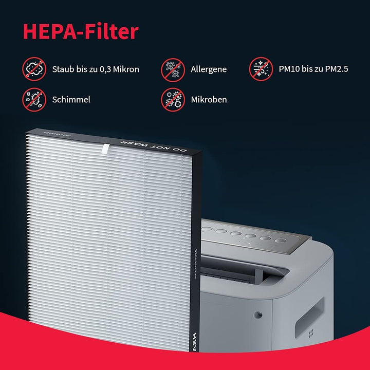 SHARP UA-HD50E-L Luftreiniger (mit Befeuchtungsfunktion, Verbesserung der Luftqualität, Ideal für Al