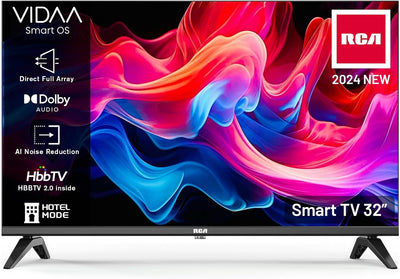 RCA Smart TV 32 Zoll(80cm) Fernseher(VIDAA) HD Ready Dolby Audio Triple Tuner App Store Netflix YouT