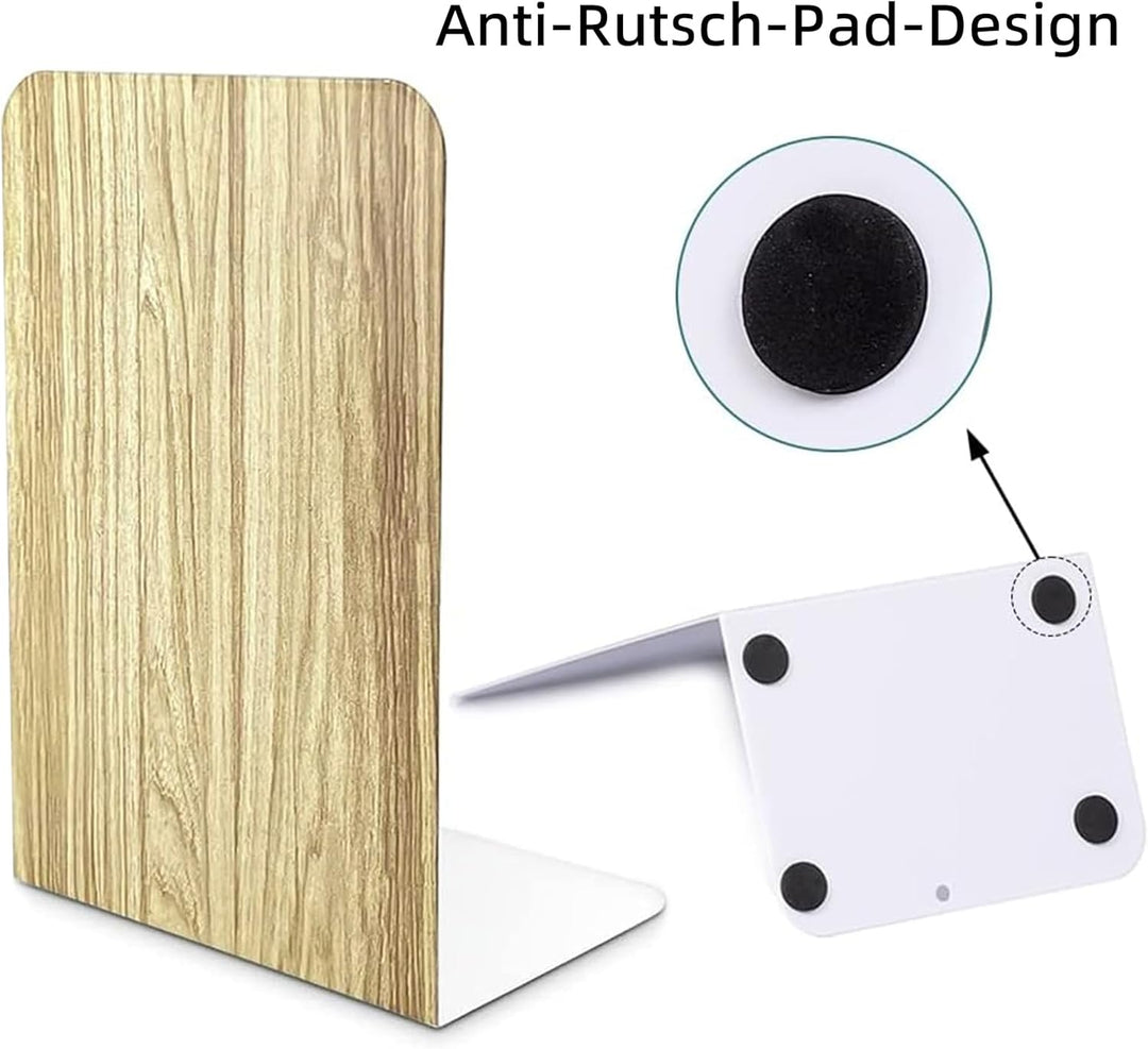 DARUITE Buchstütze, Buchstützen Metall Bücherhalter Bücherregal Kinder Bücherständer Kinder Book Hol