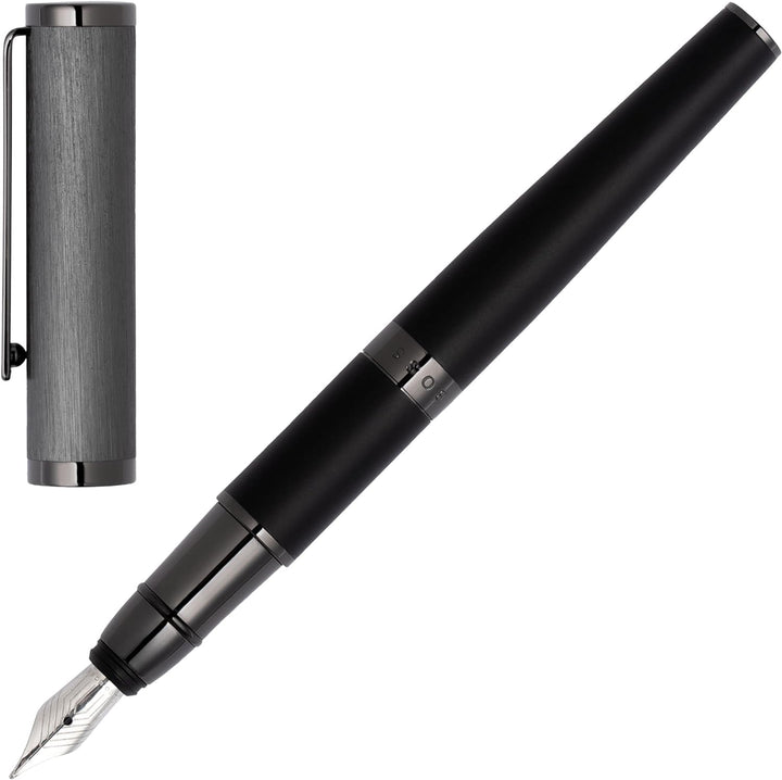 Hugo Boss Schreibset HPFP105J (Füllfederhalter & Schreibmappe A4) | Geschenkbox