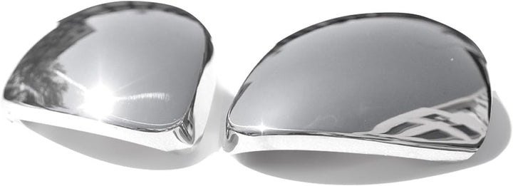 Spiegelkappen Spiegelabdeckung für Tiguan 2007-2016 2 tlg Spiegelblenden aus Edelstahl Chrom