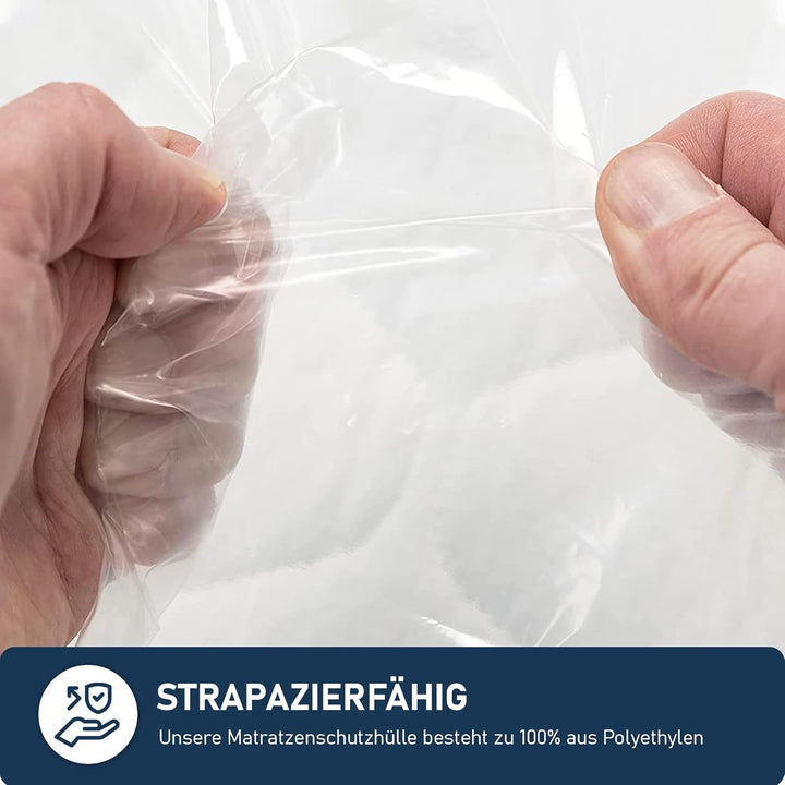 ASK Pack Matratzenschutzhüllen mit Anker-Reissverschluss - Grössen von XS bis XXL, Wasserdicht, Reis