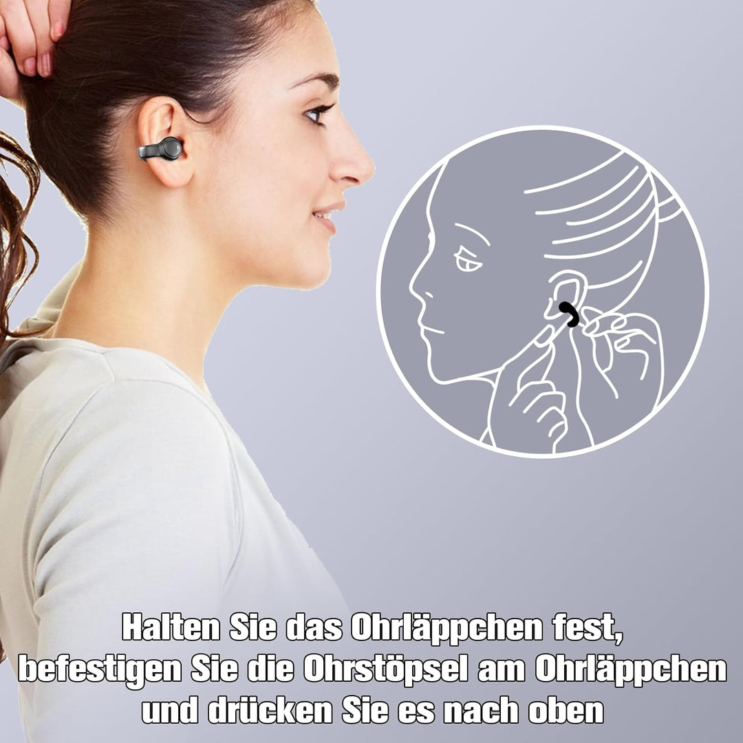 Open Ear Kopfhörer Bluetooth kabellos Air Bone Conduction Headphones Ear Clip Knochenschall Sportkop
