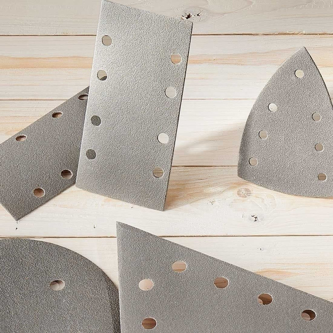 MENZER Platinum Klett-Schleifscheiben, 225 mm, 6-Loch, f. Trockenbauschleifer, Halbedelkorund (25 St