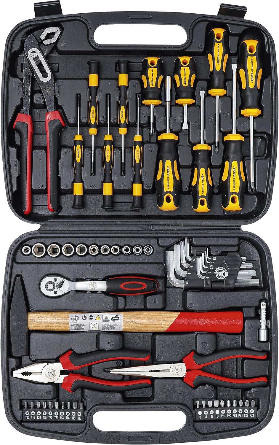 BGS Diy 2037 | Werkzeugkoffer | 58-tlg., 58-tlg.