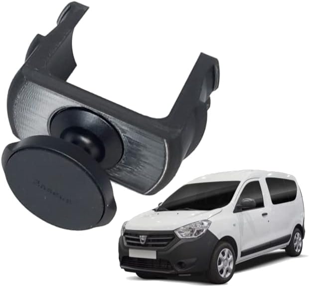 craVeDRIVE Handyhalterung Auto Magnet I Kompatibel Runde Lüftungen Dacia Zubehör I 360° Drehbar Tele