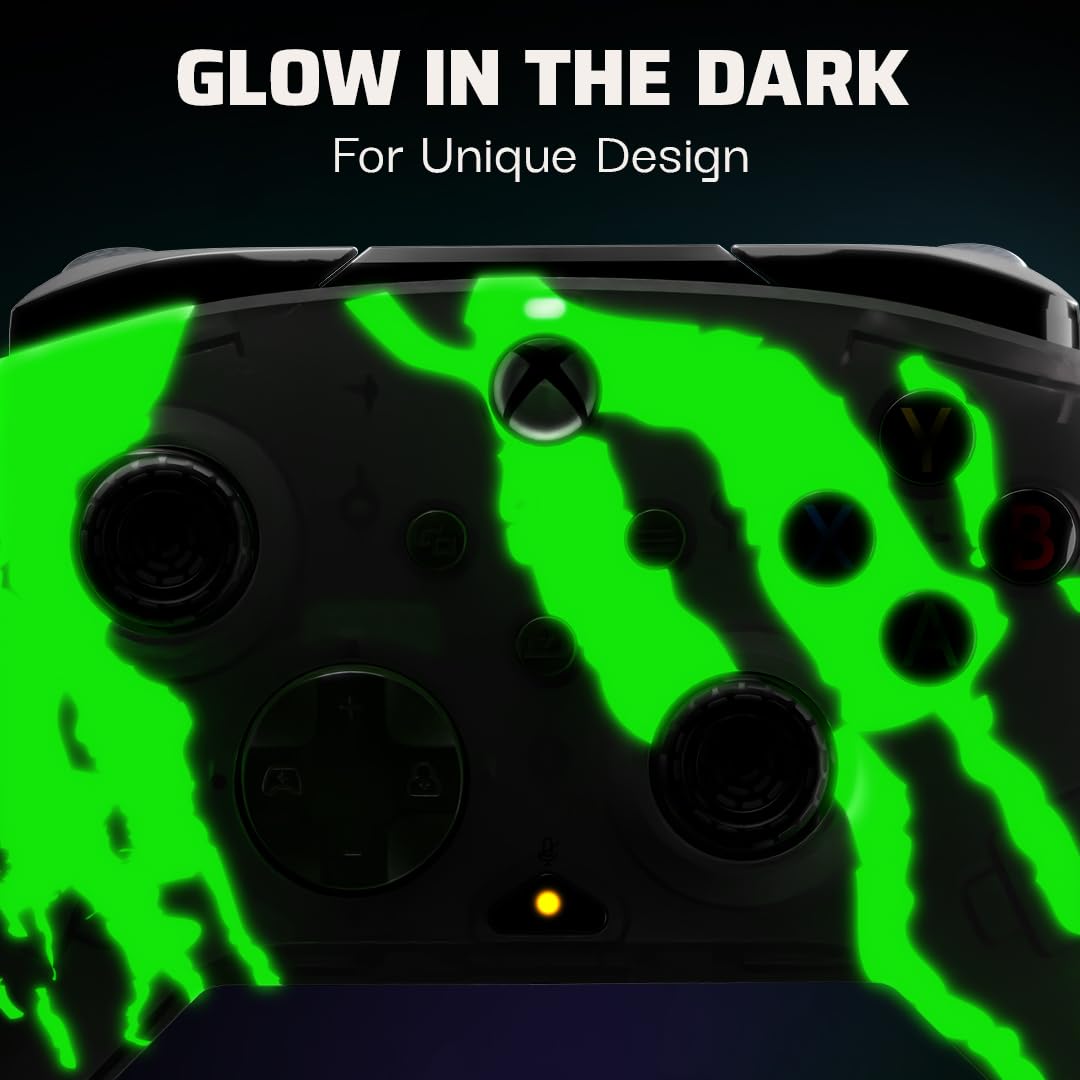 PDP Xbox REMATCH GLOW Wired controller - Jolt Green, Jolt Green