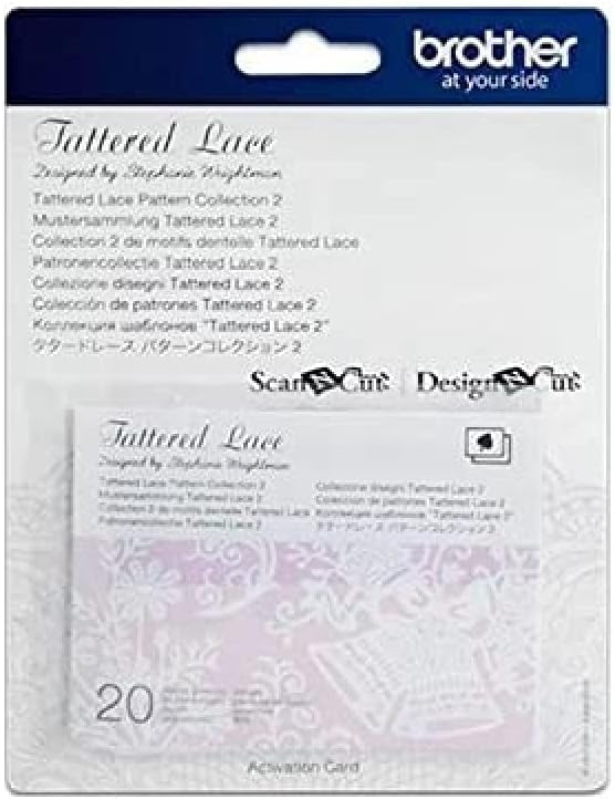 Brother Collection 2 x 20 Motive Scan N Cut von Tattered Lace