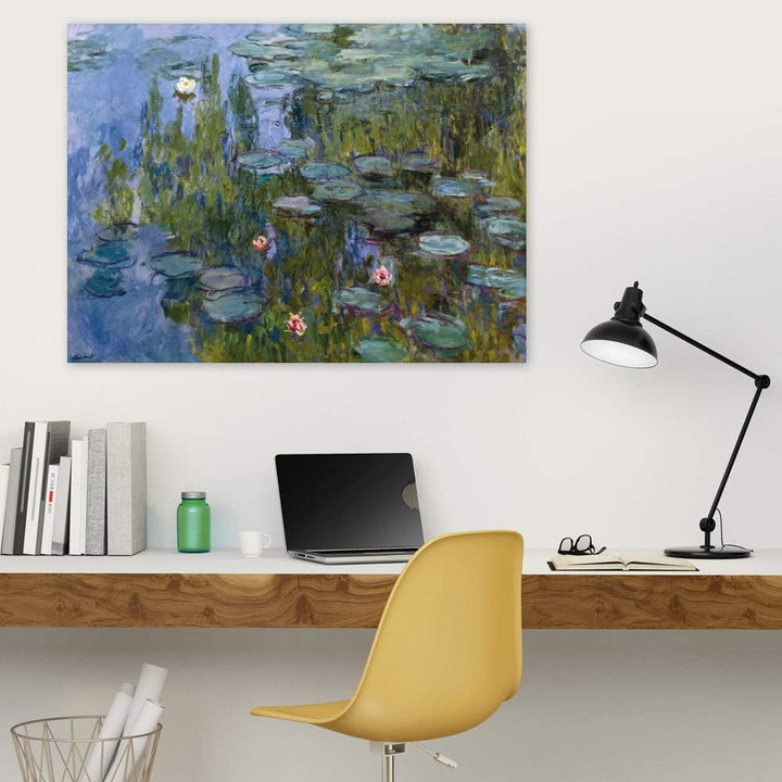 JUNIWORDS Poster, Claude Monet, Nymphéas, Seerosen, 85342, 79 x 60 cm, 79 x 60 cm