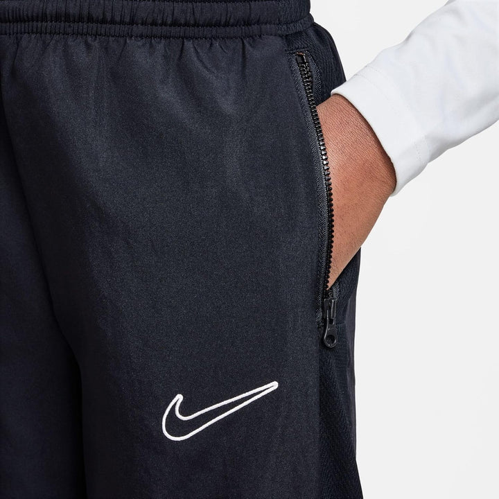 Nike Unisex Kinder Big Kids Woven Soccer Track Pants Y Nk Df Acd23 TRK Pant Wp 128 Black/Black/White