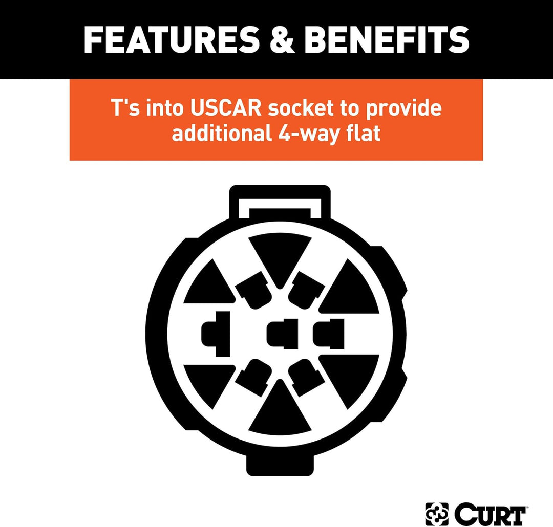 CURT MANUFACTURING INC. 55384 T-CONNECTOR