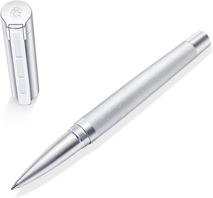 STAEDTLER Initium Metallum Tintenroller, Aluminium, M, schwarz, Made in Germany, mit edler Geschenkv