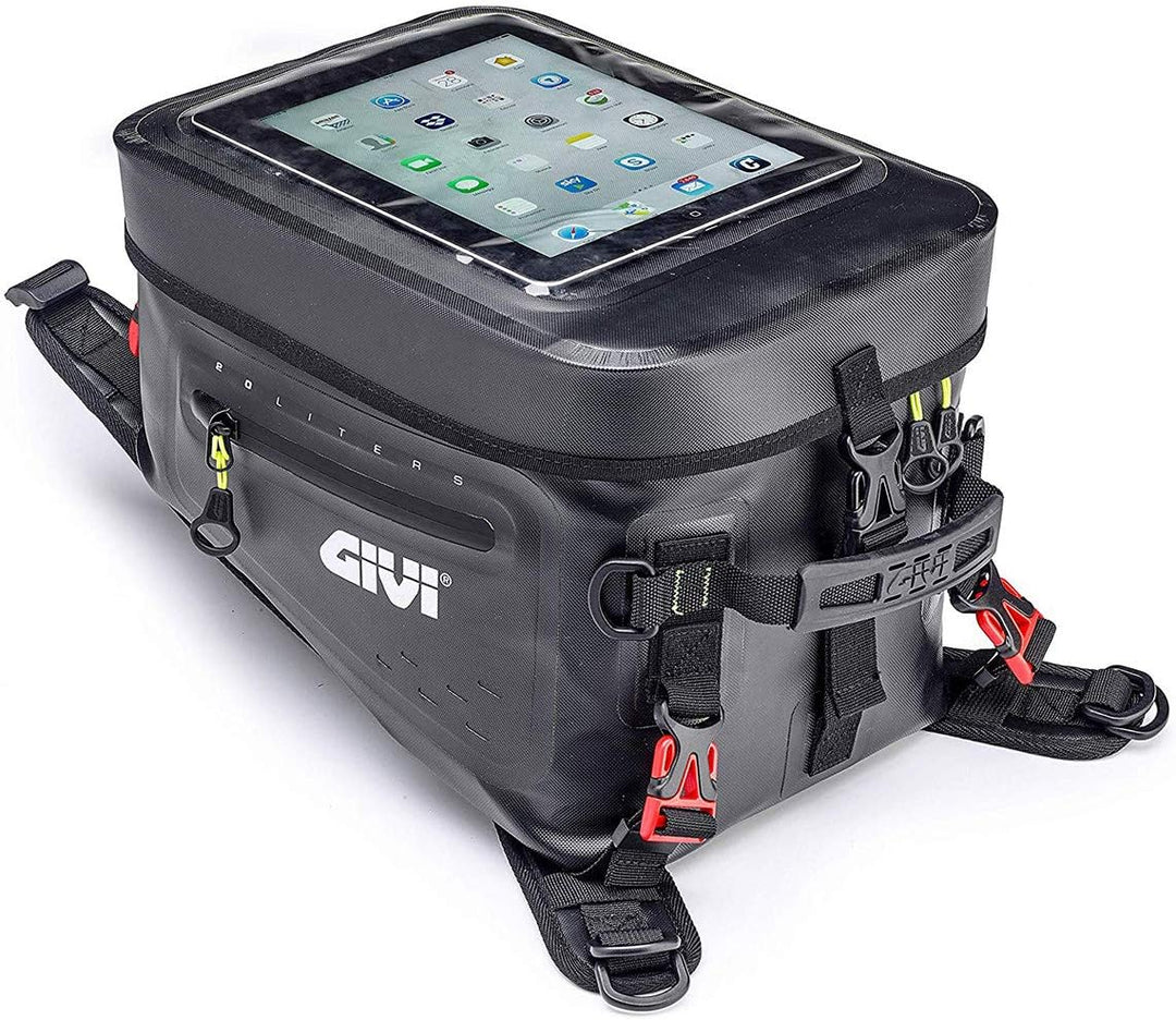Givi GRT715 Wasserdicht Panzer Tasche, 20L Kapazität, Schwarz/Gelb Einheitsgrösse Schwarz/Gelb, Einh