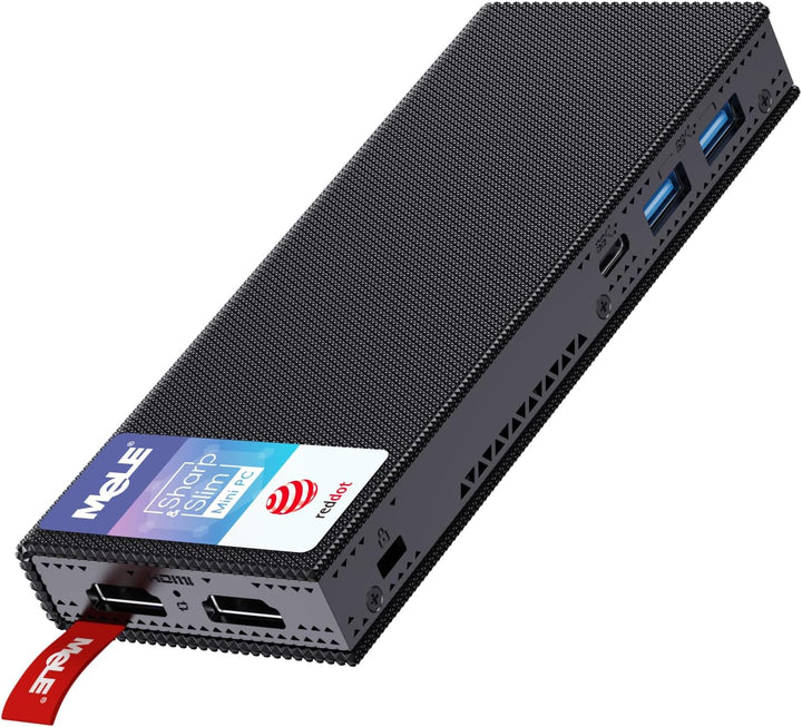 MeLE PCG02 Pro Lüfterloser Mini PC Stick Alder Lake N100(bis zu 3.4GHz) Windows 11 Pro Micro PC 8GB