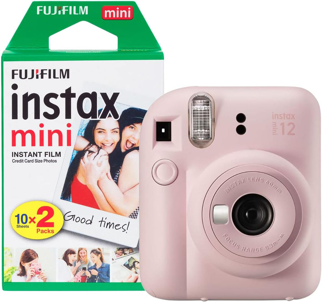 Fujifilm Instax Mini 12 Sofortbildkamera, mit 20 Aufnahmen, Blossom Pink