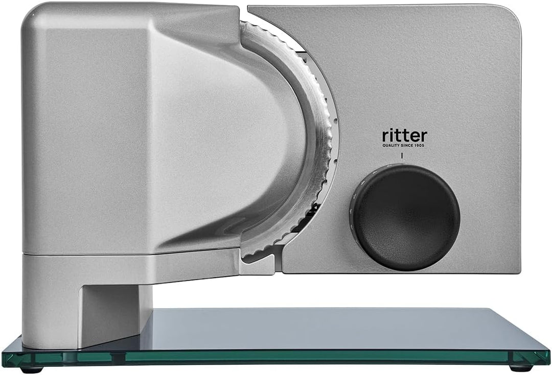 ritter sono 2 Elektrischer Allesschneider & Brotschneidemaschine aus Metall mit ECO-Motor, Made in G