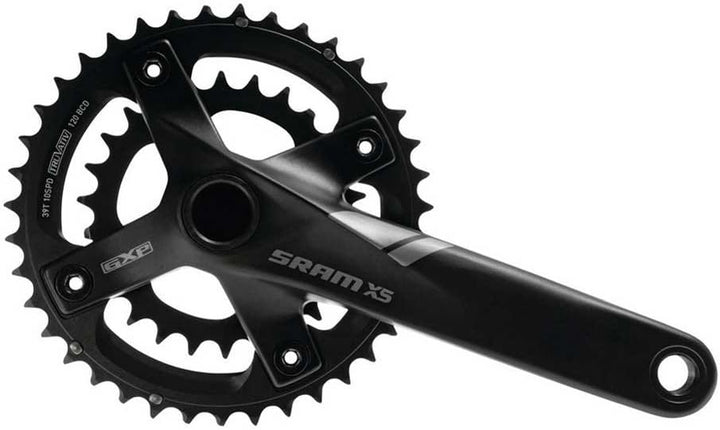 Sram Crank Kurbelgarnitur 9-fach Schwarz, 9-fach Schwarz