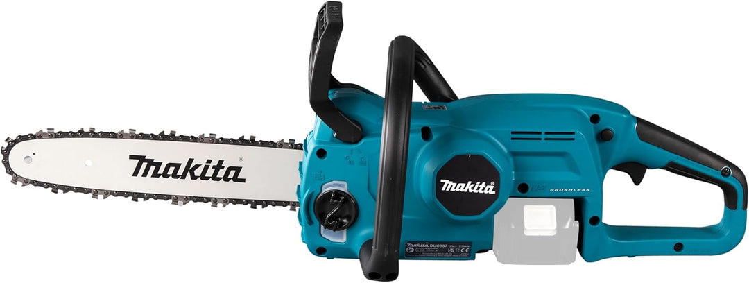Makita DUC307ZX2 Akku-Kettensäge 18V (ohne Akku, ohne Ladegerät), Schwarz/Petrol
