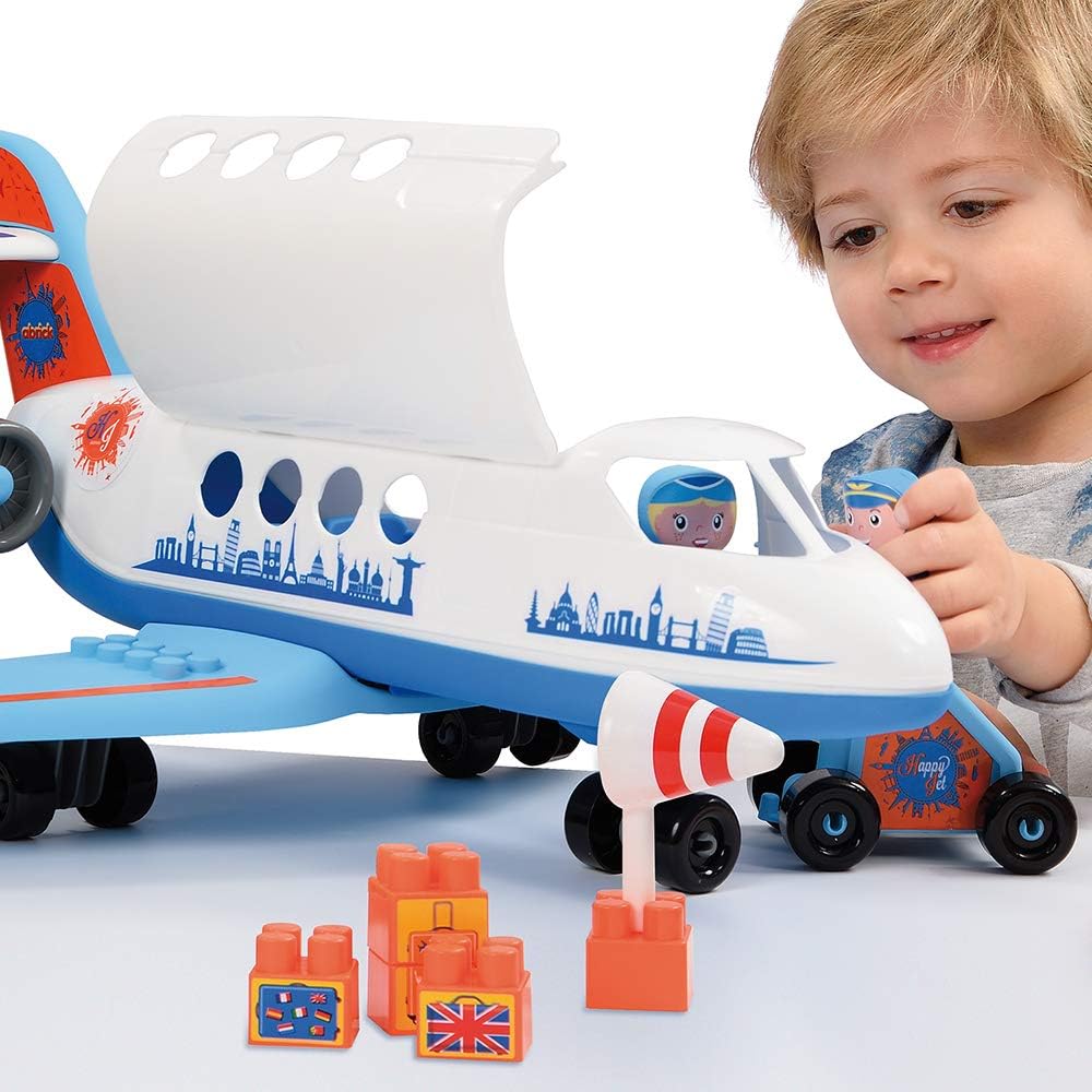 Ecoiffier 3155 - Grosses Personenflugzeug mit 2 Spielfiguren