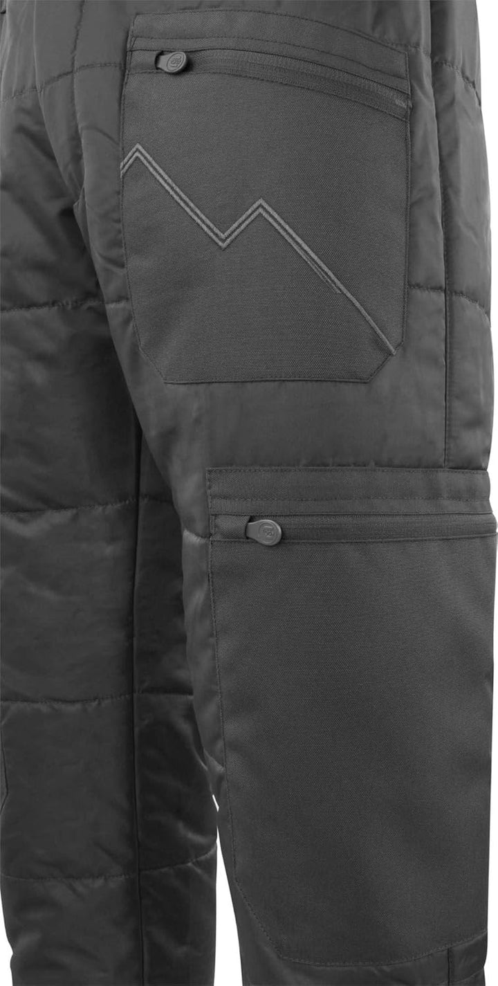 normani Winter Thermohose gefütterte, stark Wasserabweisende Schneehose Anthrazit - Jirishanca M, An
