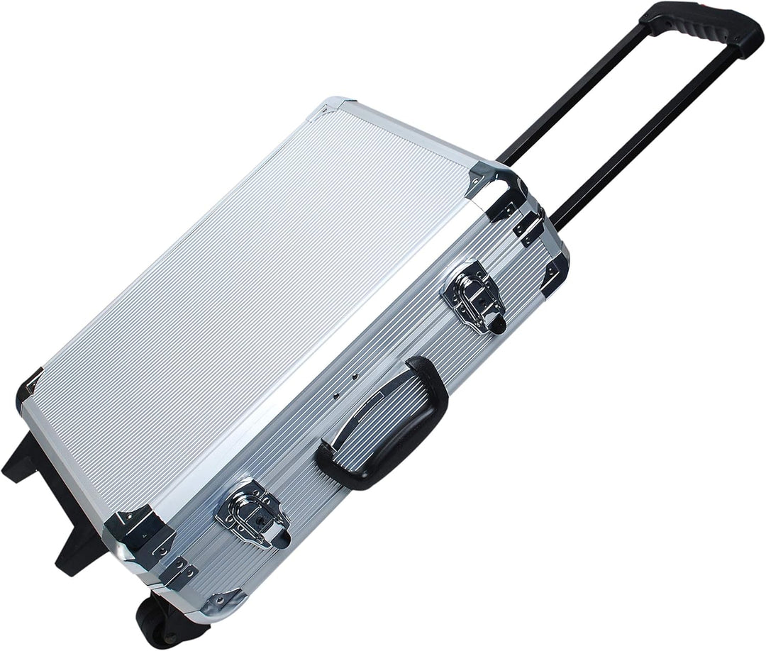 Brüder Mannesmann M29077 Alu-Werkzeugtrolley bestückt, 159-tlg & Elektro-Schraubendrehersatz, 7-tlg,
