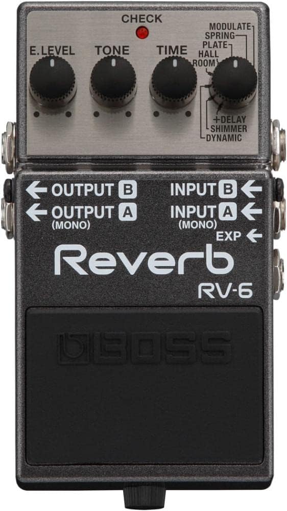 BOSS RV-6 Reverb Guitar Pedal, RV-6