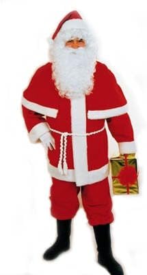 Weihnachtsmannanzug mit Pelerine, standard, Erwachsenen-Grösse:56/58