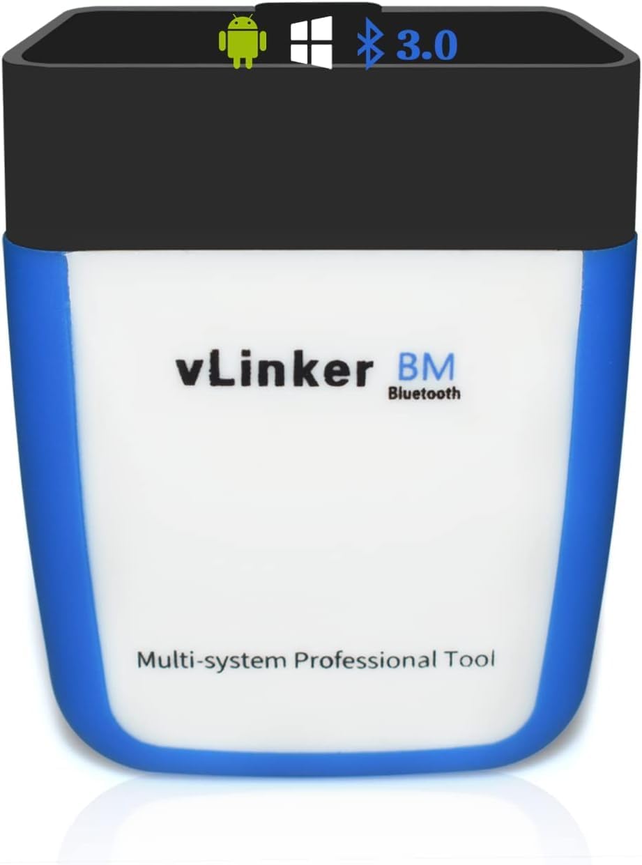 vLinker BM OBD2 Bluetooth Codeleser, OBDII Scan Tool für Android & Windows - Gemacht für BimmerCode