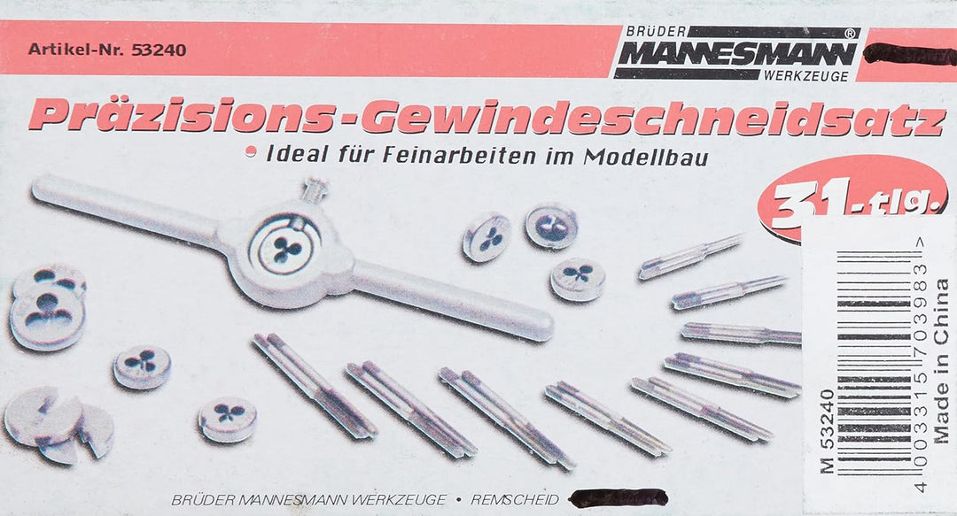 Brueder Mannesmann Werkzeuge M53240 Gewindeschneidsatz