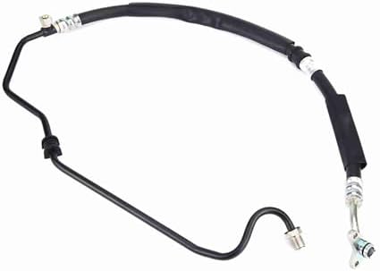 KIMISS Metall und Gummimaterial Servolenkungsschlauch, Auto Servolenkungsdruck Kraftstoffleitung Sch