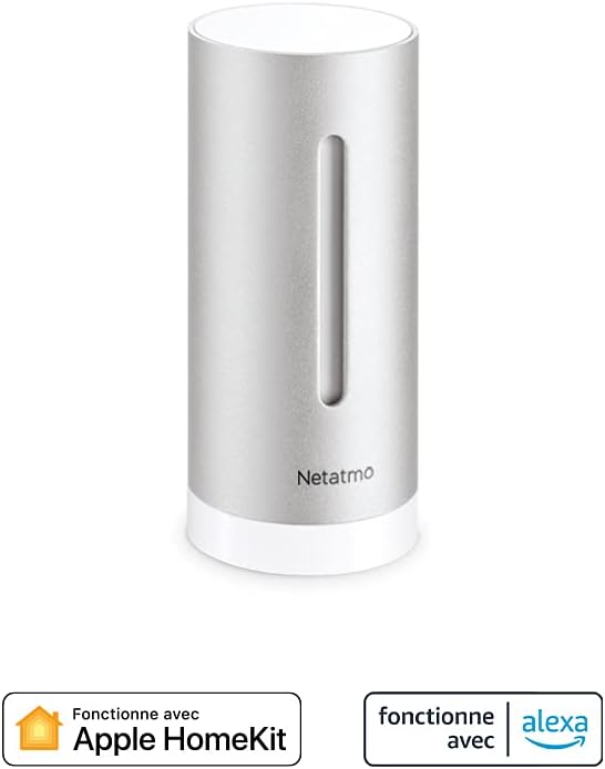 Netatmo Windmesser für Netatmo-Wetterstation, schwarz, NWA01-WW & Zusätzliches Modul für Wetterstati