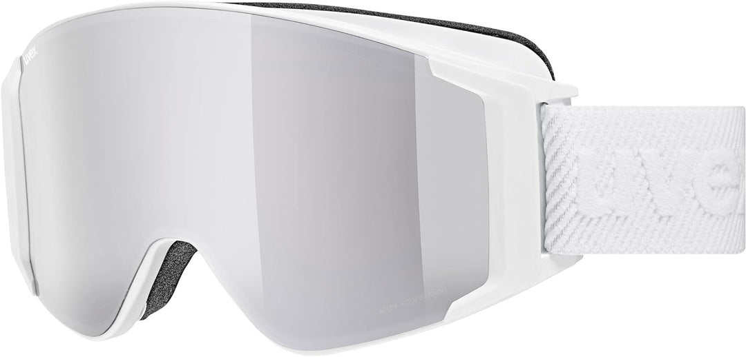 uvex Unisex G.gl 3000 To Skibrille (1er Pack) Einheitsgrösse white mat/silver-clear, Einheitsgrösse