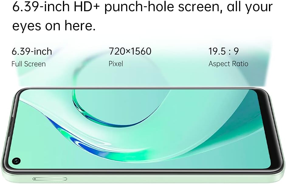 OUKITEL Smartphone ohne Vertrag C21 PRO, Vollglas-Design,4GB+64GB,256GB Externe SD,21MP Dreifach-Rüc