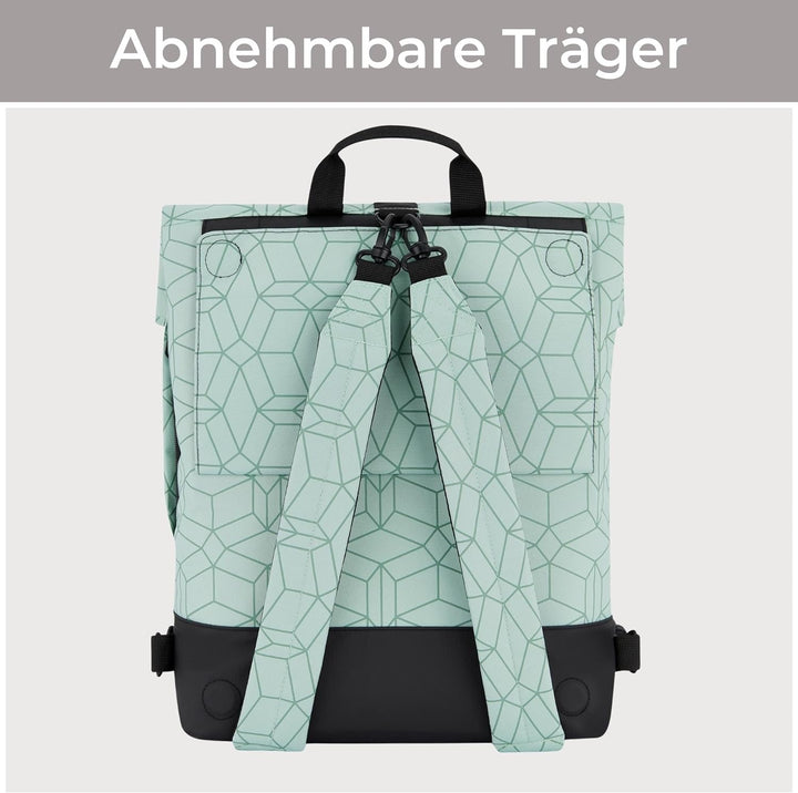 LARKSON Fahrradtaschen für Gepäckträger Damen & Herren Mint - Tammo Bike - 2 in 1 Fahrrad Tasche Ruc