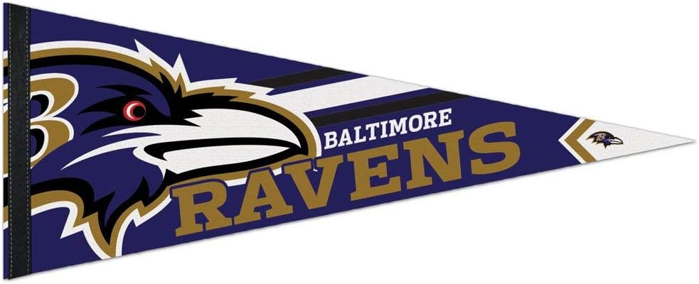 NFL 14496115 Baltimore Ravens Premium Wimpel, 30,5 x 76,2 cm