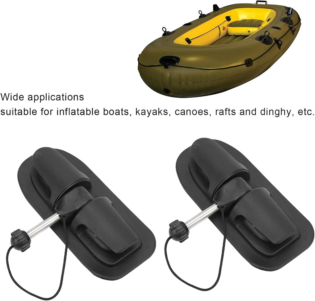 Aramox 1 Paar Ruderhalter Paddle Keeper Lock Support Schwarz Universal für Schlauchboot Kajak Kanu B