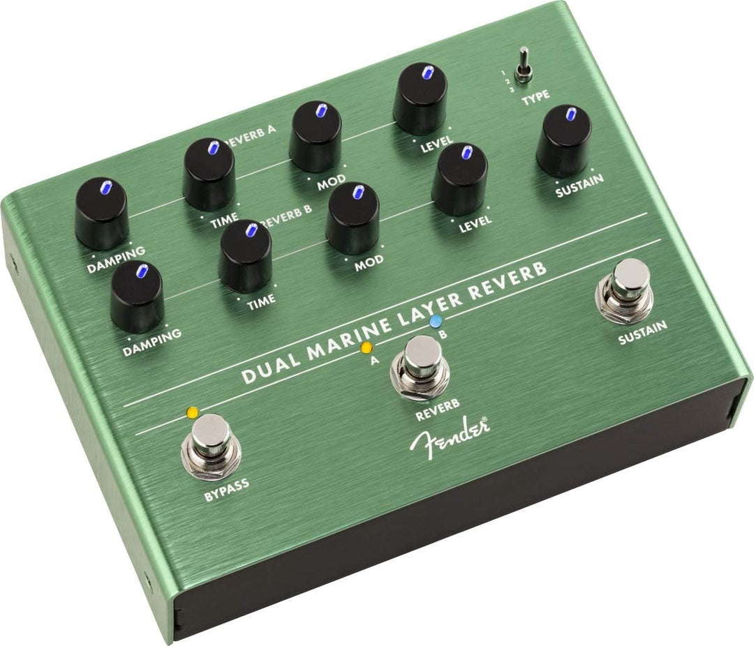 Fender 'Dual Marine Layer Reverb' Guitar Effects Pedal