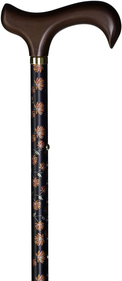 Gastrock Unisex – Erwachsene 40226-8 Walking-Stöcke, Schwarz-Lachsfarben, One Size